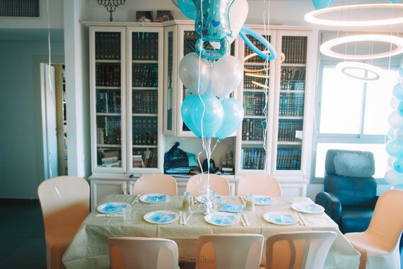 עיצוב הבית לפני האירוע | צילום ברית מילה בבית