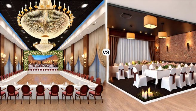 אולם אירועים נגד מסעדה - בוחרים מקום לברית