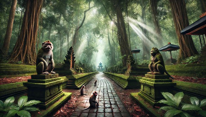 יער הקופים באובוד