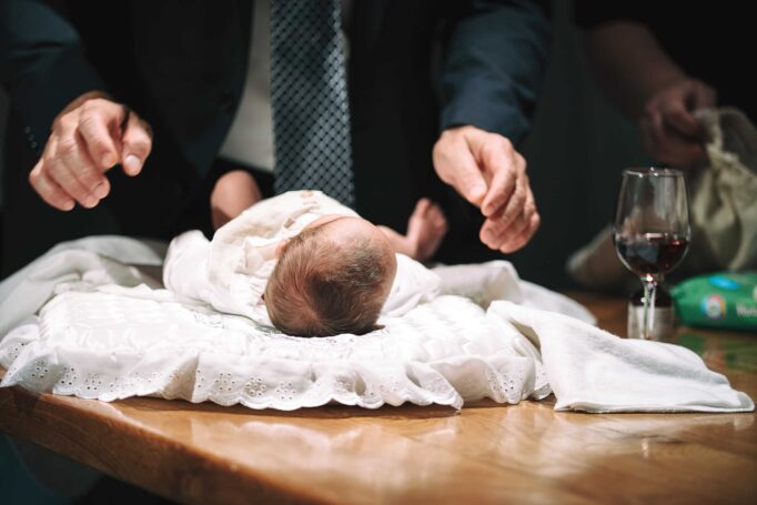 צילום הכנות לטקס הברית