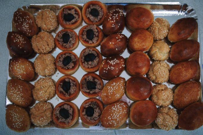 מאפים קטנים לארוחת בוקר בדרך לכותל